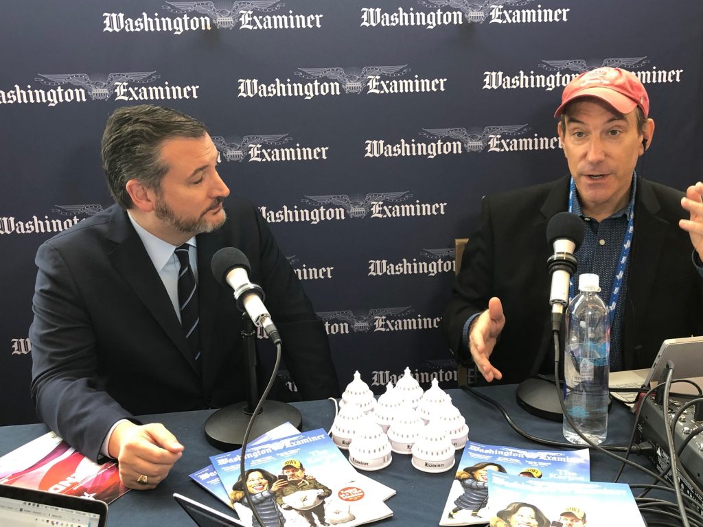 Larry O’Connor and Sen. Ted Cruz at CPAC 2019