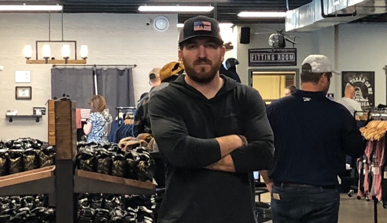 Tyler Merritt, Army Veteran and president of Nine Line Apparel and Nine Line Foundation.