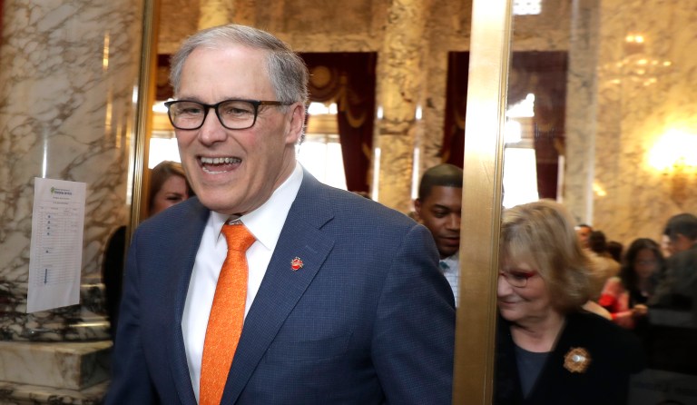 Washington Gov. Jay Inslee, 2020 candidate, supports bill that could kick Trump from state’s ballot
