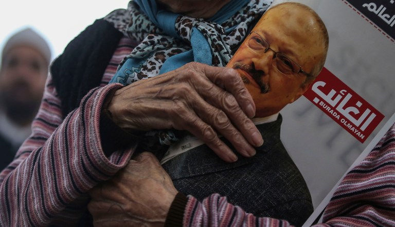 Rep. Gerry Connolly, D-Va., speaks at an event to remember Jamal Khashoggi, a columnist for The Washington Post who was killed inside the Saudi Consulate in Istanbul on Oct. 2, in Washington, D.C., Friday, Nov. 2, 2018.