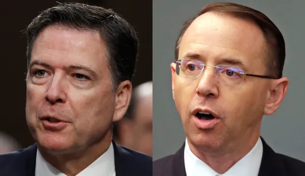 McCabe says Rosenstein wanted Comey advice on a special counsel after helping fire Comey