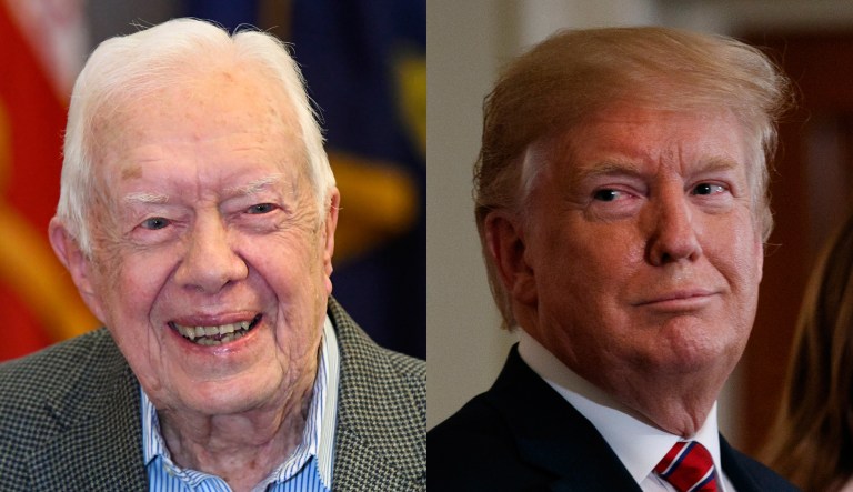 Jimmy Carter and Donald Trump.