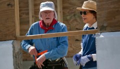 ‘Excited’: Jimmy Carter, 94, returns to building houses after hip surgery