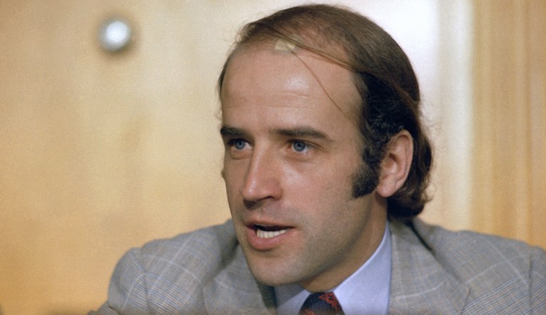 Joe Biden in February 1976.