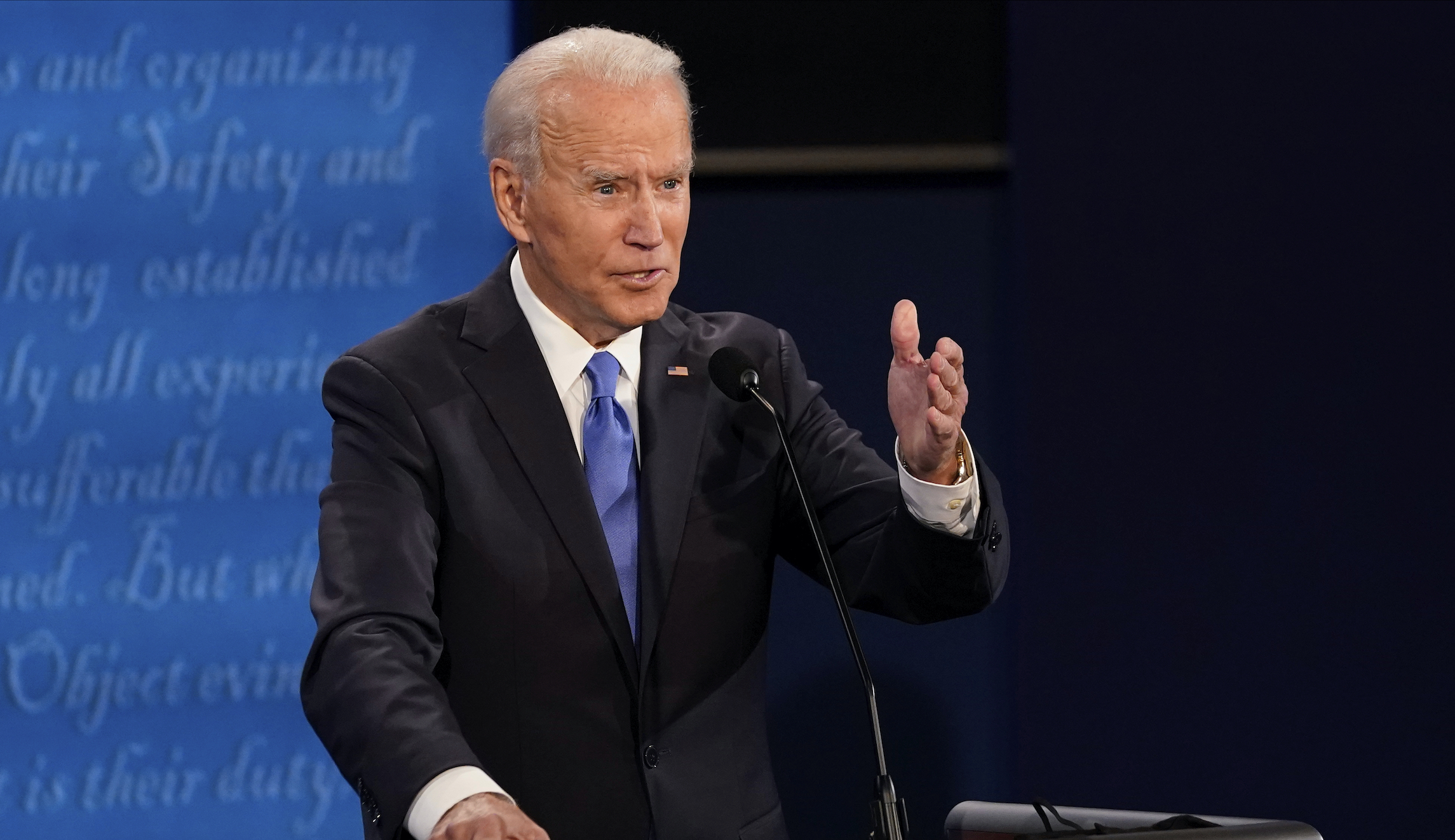 In more-civil debate, Biden still on defense