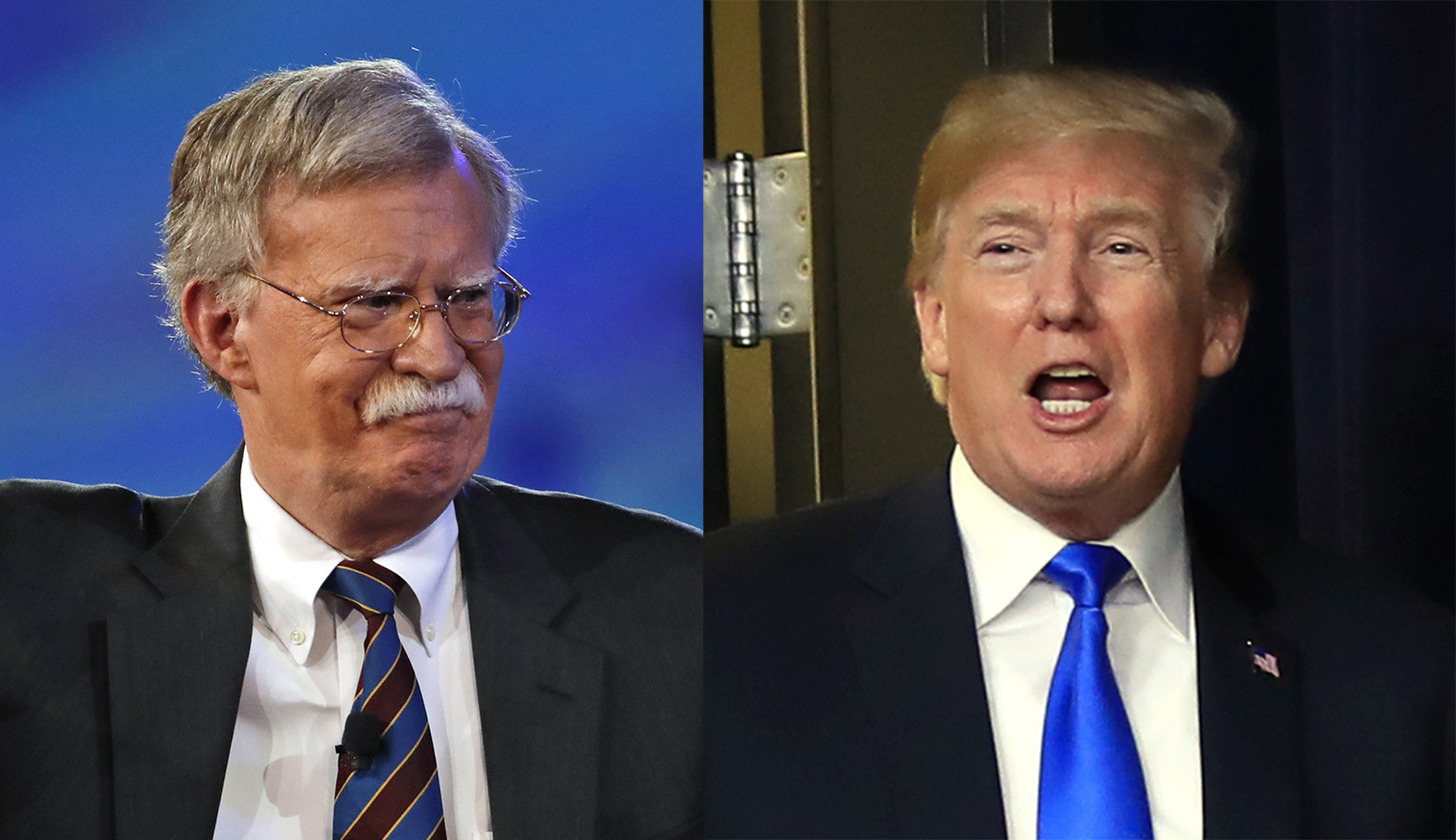 The common national security thread between John Bolton and Donald Trump