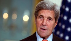 Biden climate czar John Kerry spotted maskless sitting in first class on commercial flight