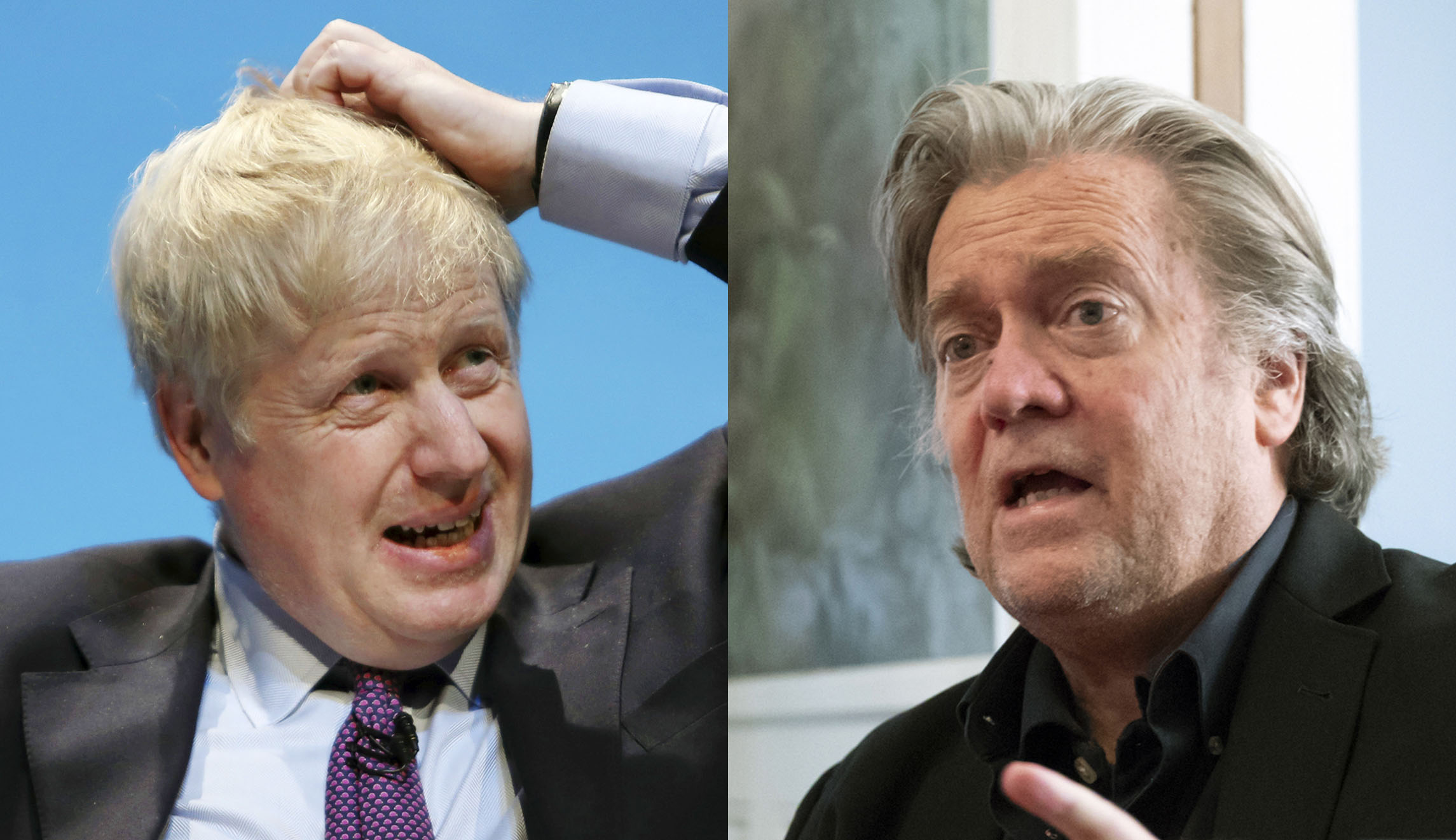 ‘Load of codswallop’: Boris Johnson denies taking advice from Steven Bannon