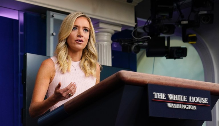 Kayleigh McEnany rebukes reporter for interrupting her: ‘This is a White House briefing. You ask a question, and you give me time to answer’