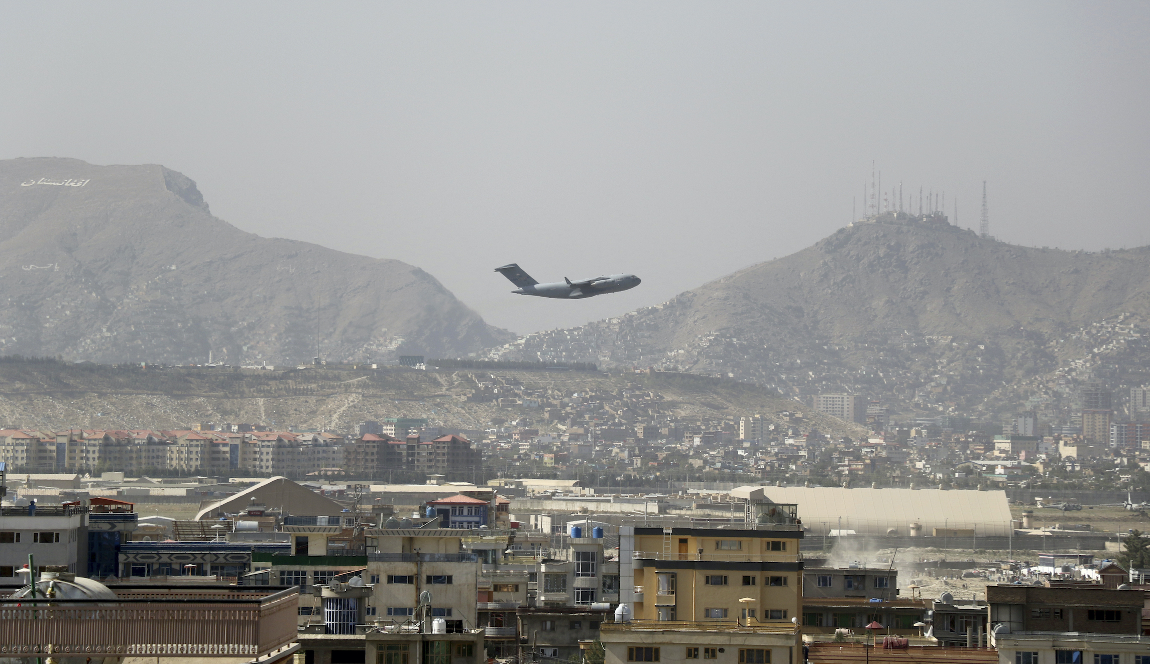 Ten US citizens on first commercial flight out of Kabul since pullout