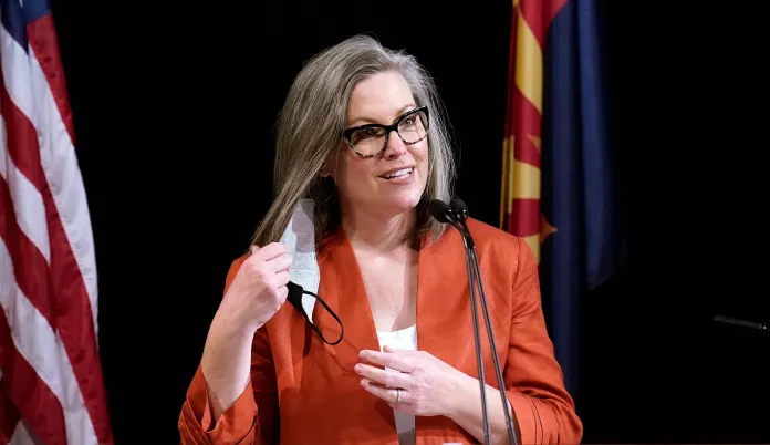 Arizona Secretary of State Katie Hobbs.