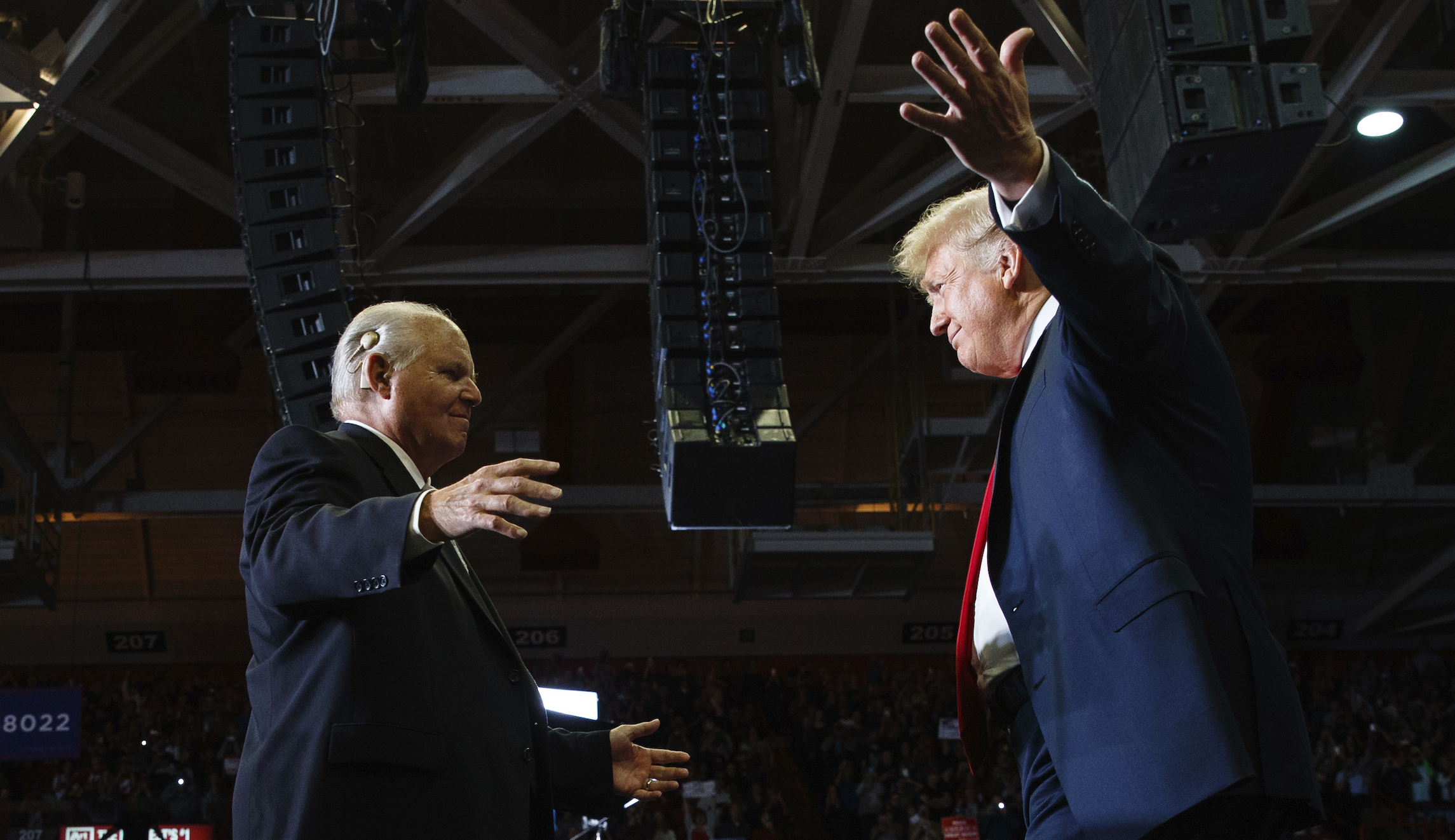 Trump marvels at Rush Limbaugh: A ‘religious’ experience for 39M listeners