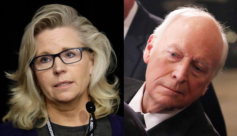 Liz and Dick Cheney are shown.