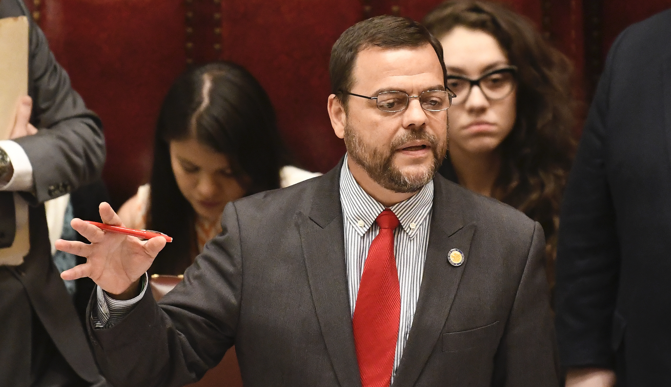 Brother of Democratic state senator accuses him of child abuse and drug dealing