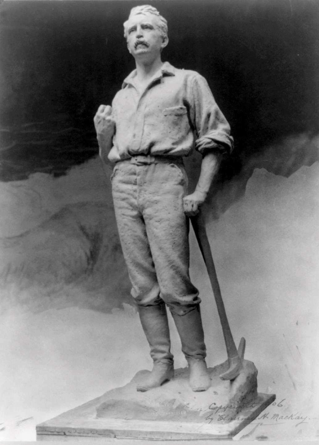 John William Mackay statue