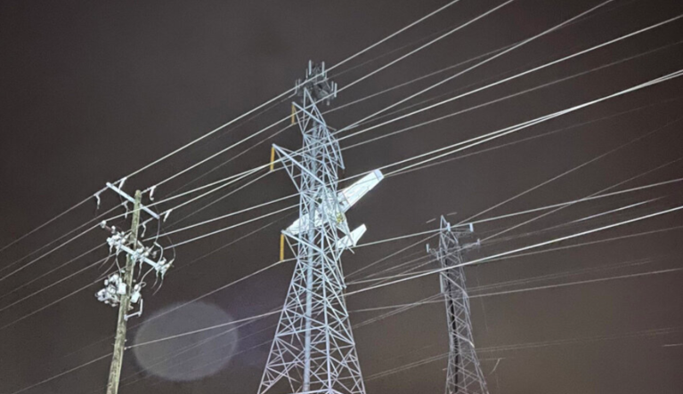Maryland plane crash: Small plane hits power lines trying to land after flight from New York