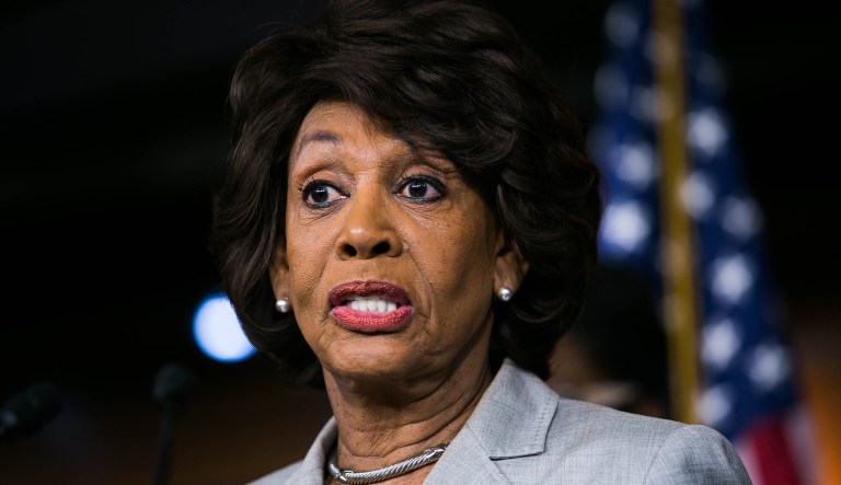 Congresswoman Maxine Waters, D-CA, speaks at a news conference on Capitol Hill, Thursday, June 4. 2015.