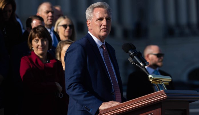 Kevin McCarthy: Gosar censure is Pelosi ‘burning down the House on the way out the door’