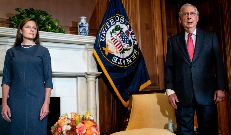 Senate Republicans: Trump COVID-19 diagnosis won’t stall Barrett confirmation