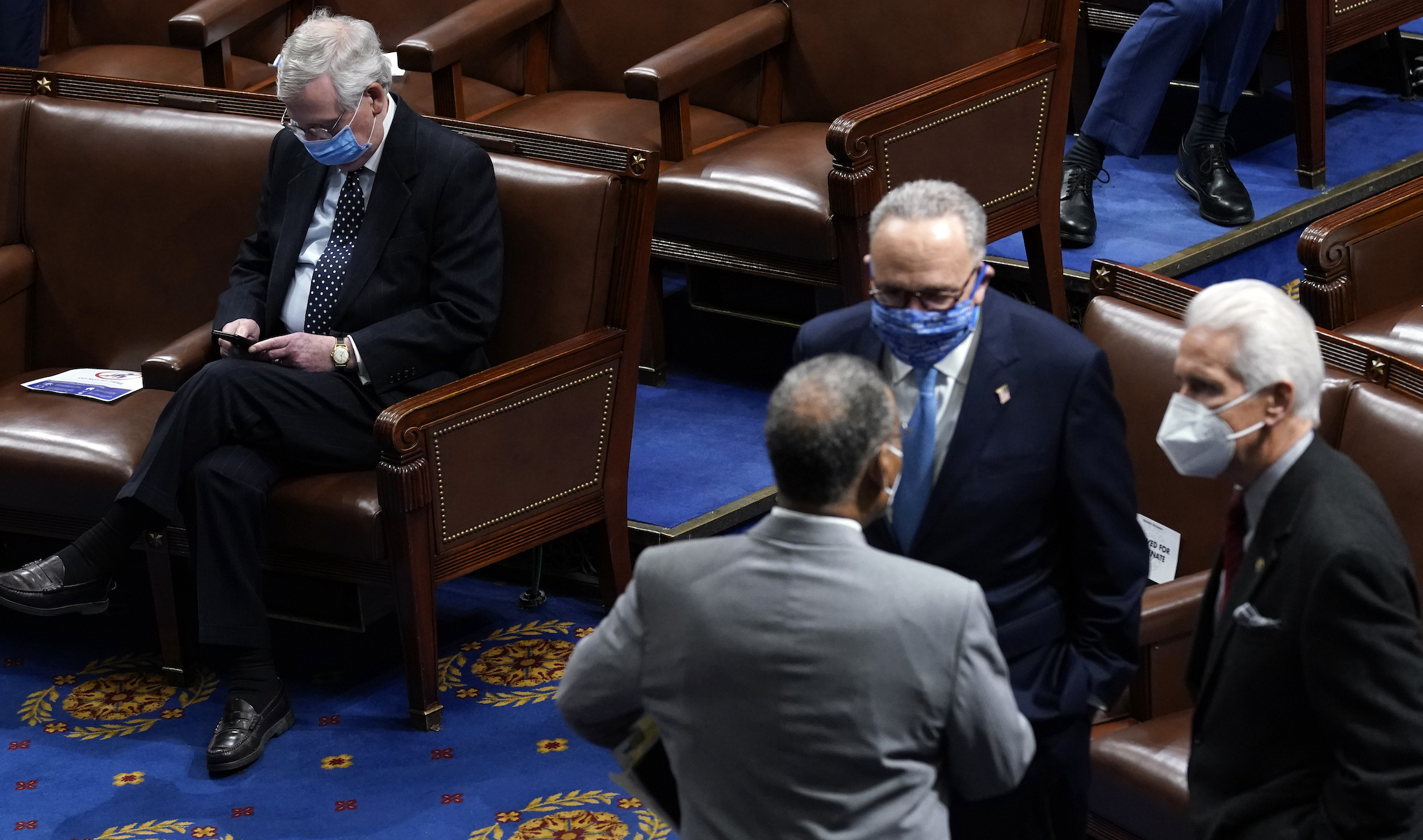 McConnell seeks to preserve filibuster in talks with Schumer on power-sharing