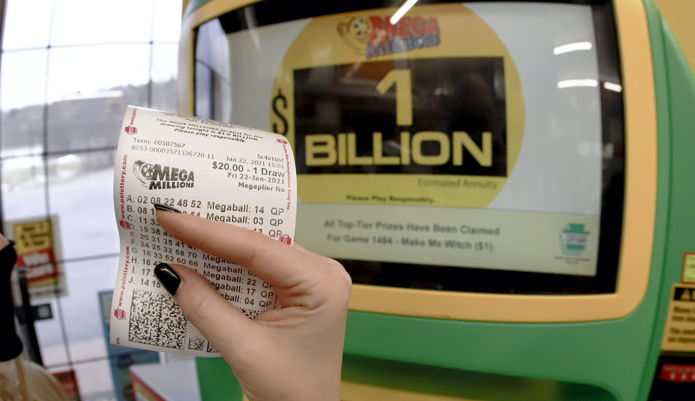 $1.3 billion lottery winner has yet to claim prize
