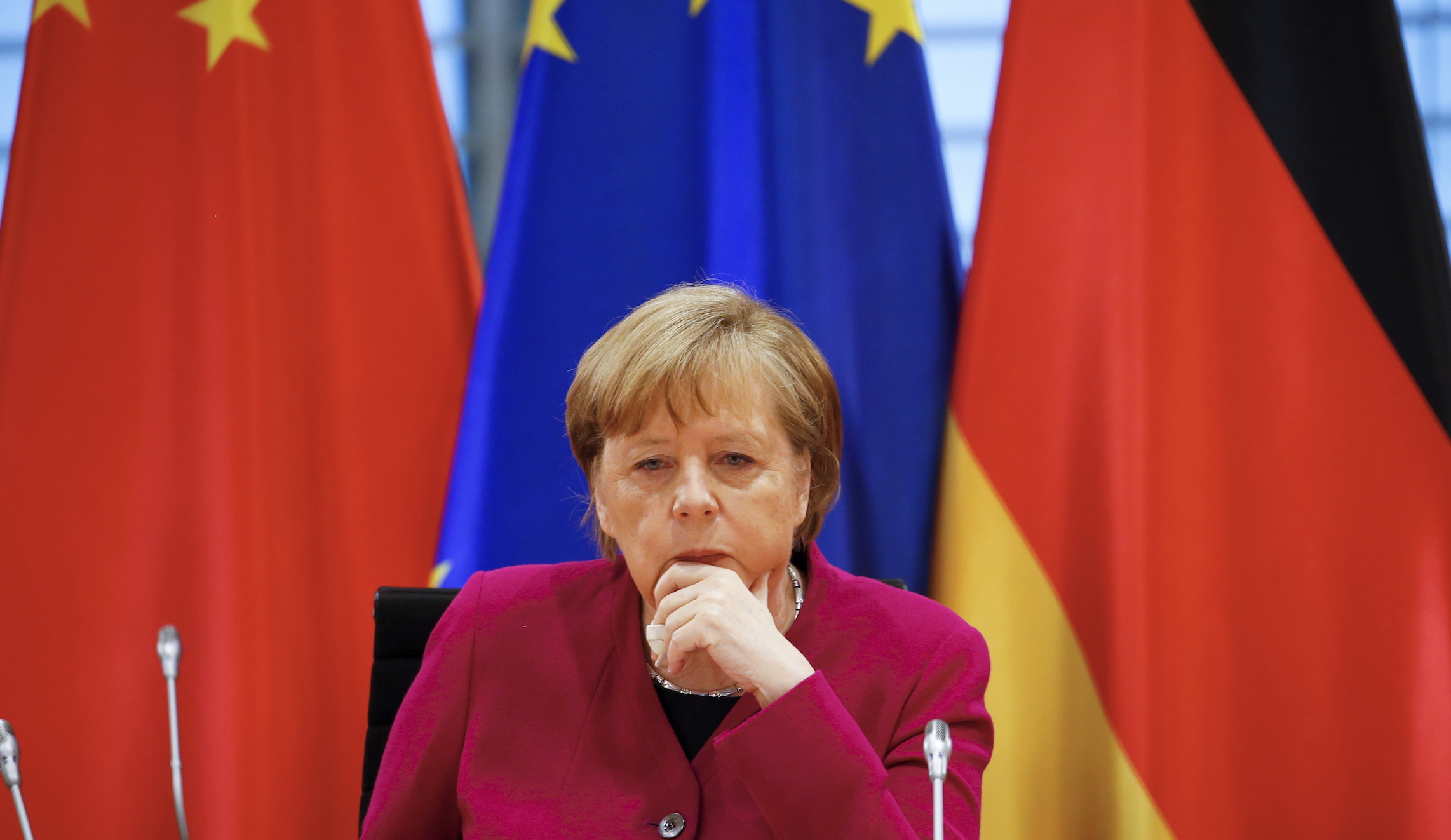 EU-China deal ‘suspended’ in ‘slap down’ of Angela Merkel