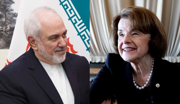 Dianne Feinstein dined with Iranian foreign minister as US feud with Tehran escalated