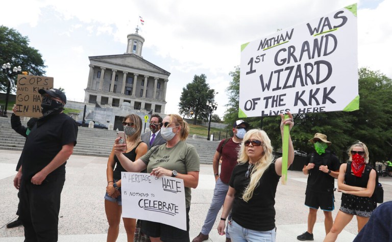 Protesters set stage for clash with Tennessee governor with plan to form new autonomous zone