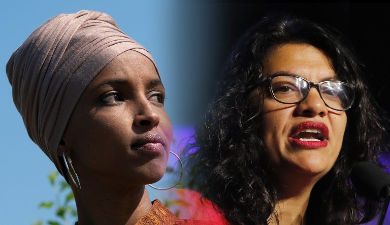Reps. Ilhan Omar (D-MN) and Rashida Tlaib (D-MI).