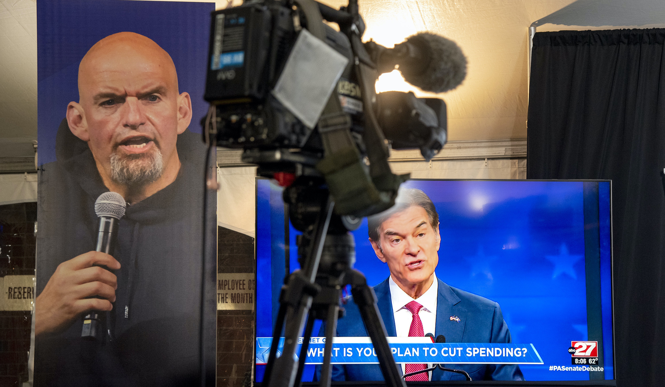 Debate network disputes Fetterman camp’s claims closed captioning didn’t work as planned