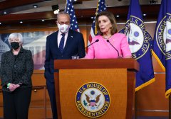 Pelosi and Schumer call to congratulate apparent President-elect Biden