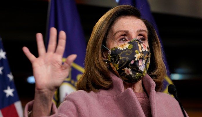 Snark via press release: Pelosi identifies GOP Leader as ‘Q-CA’