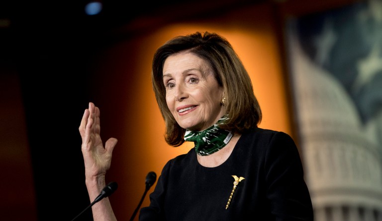 ‘Doggy-doo on his shoes’: Pelosi trashes Trump behavior