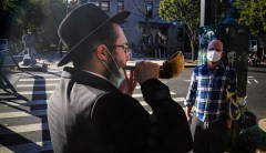 Protests break out in Brooklyn’s Orthodox Jewish community as Andrew Cuomo reinstates COVID-19 restrictions
