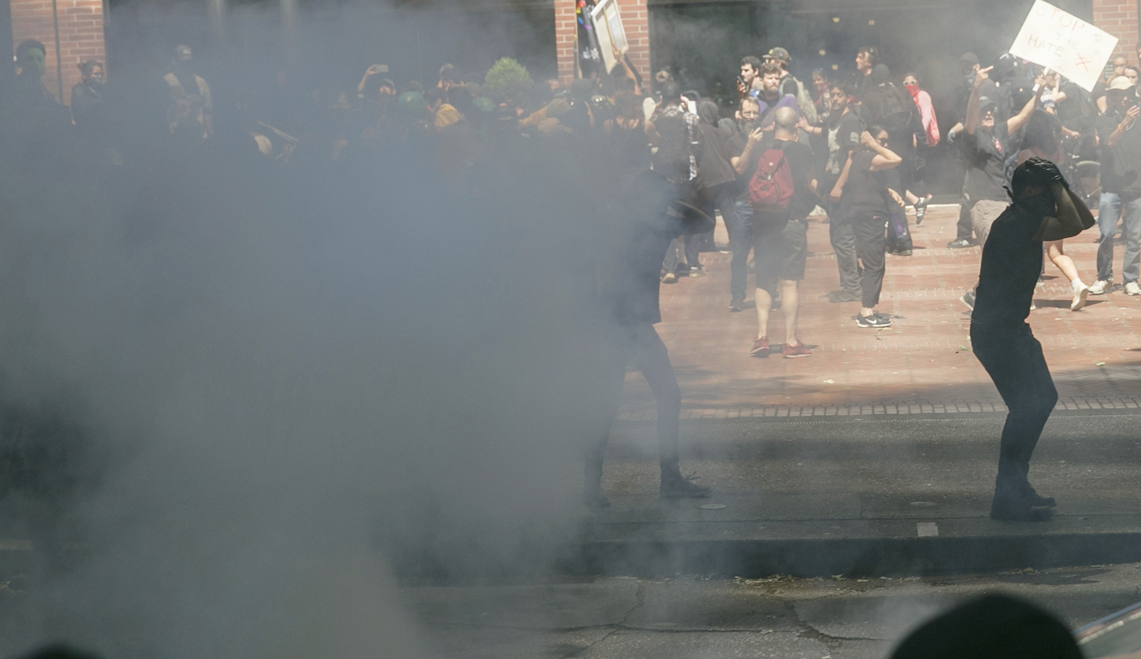 Protesters against police brutality violently attack security guard in Portland