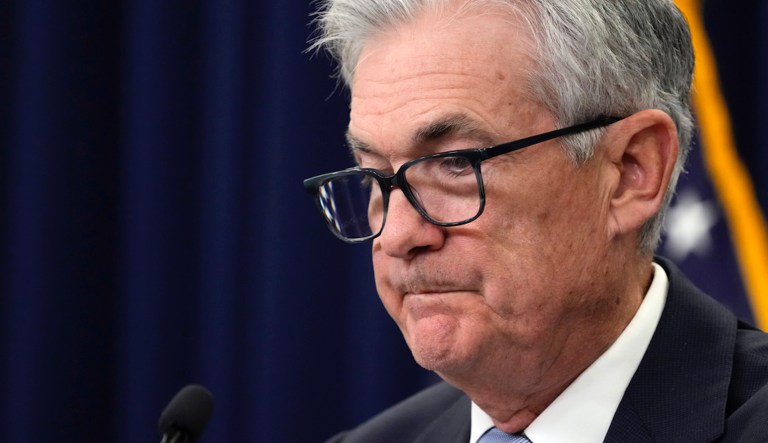 Federal Reserve Board Chair Jerome Powell speaks during a news conference at the Federal Reserve, Wednesday, March 22, 2023, in Washington. 