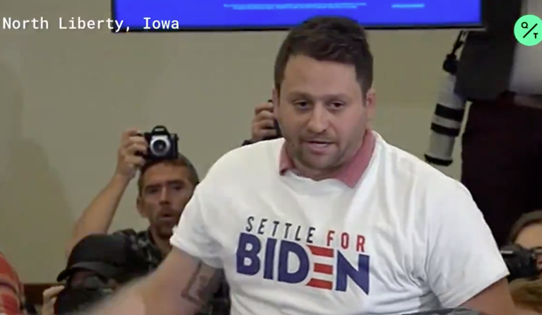 ‘You could be the Hillary of 2020’: Protester mocks Biden in Iowa