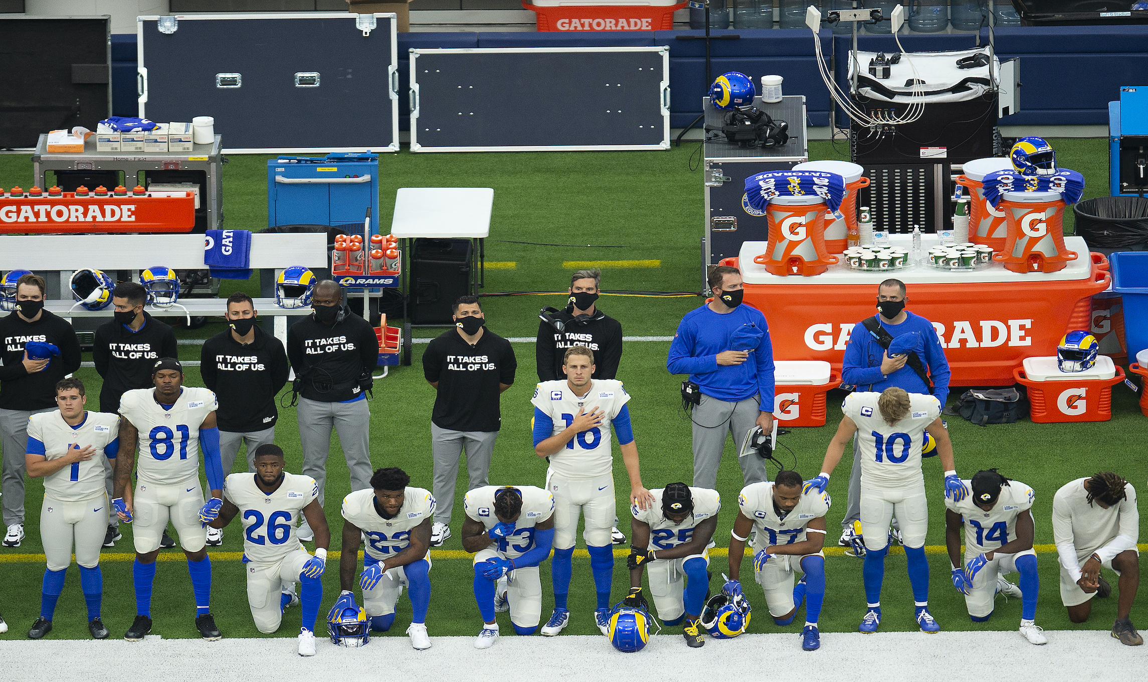 NFL ratings sink amid widespread national anthem protests