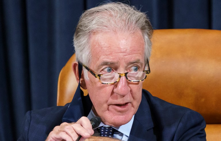FILE - In this May 9, 2019 file photo, House Ways and Means Committee Chairman Richard Neal, D-Mass., at a hearing  on Capitol Hill in Washington.