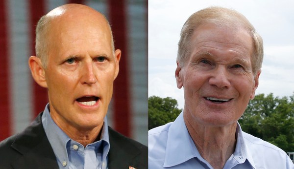 Florida heading to a recount in close Senate contest between Rick Scott and Bill Nelson