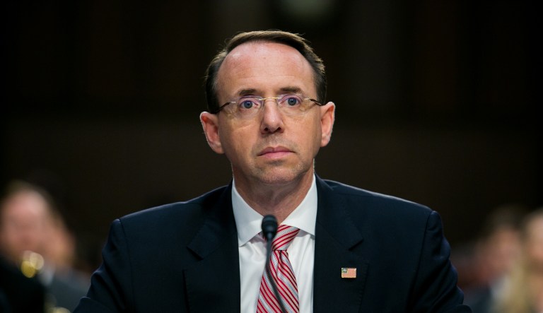 GOP lawmakers want DOJ inspector general to find out if Rod Rosenstein threatened House Intel staff