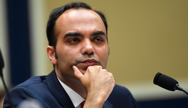 Federal Trade Commission commissioner Rohit Chopra testifies during a House Energy and Commerce subcommittee hearing on Capitol Hill in Washington, Wednesday, May 8, 2019, regarding consumer protection on data privacy.