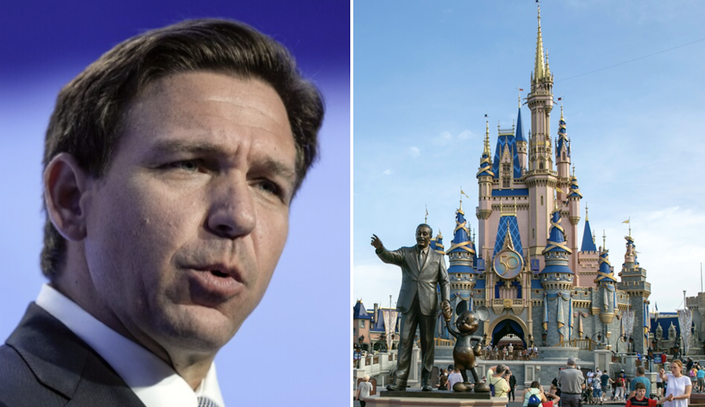 DeSantis blames Disney’s ‘woke’ agenda for low park attendance