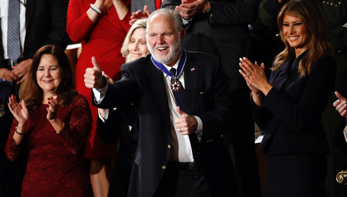 Rush Limbaugh gives emotional signoff during pre-Christmas show