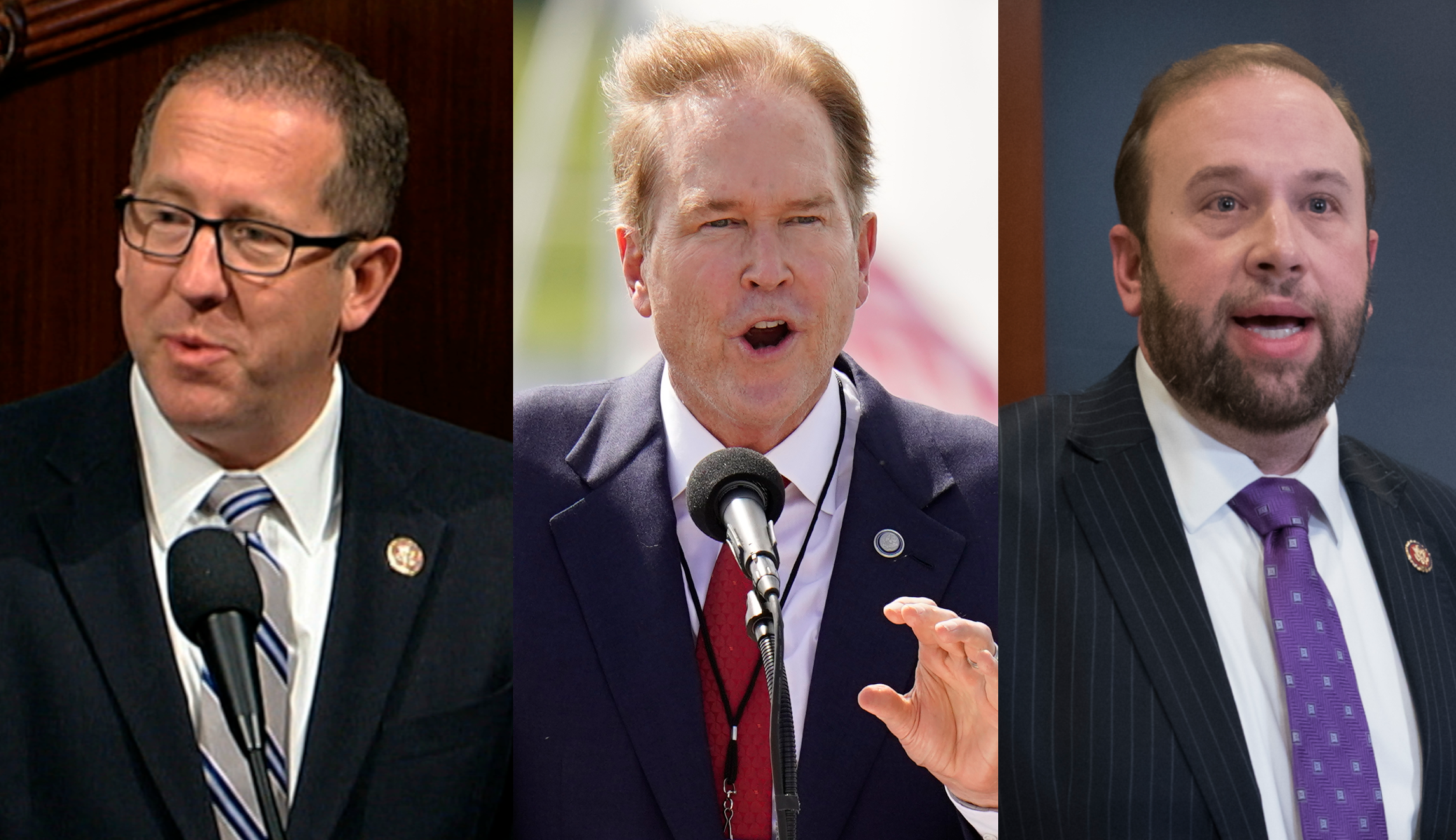 From left to right: Reps. Adrian Smith, Vern Buchanan, and Jason Smith.