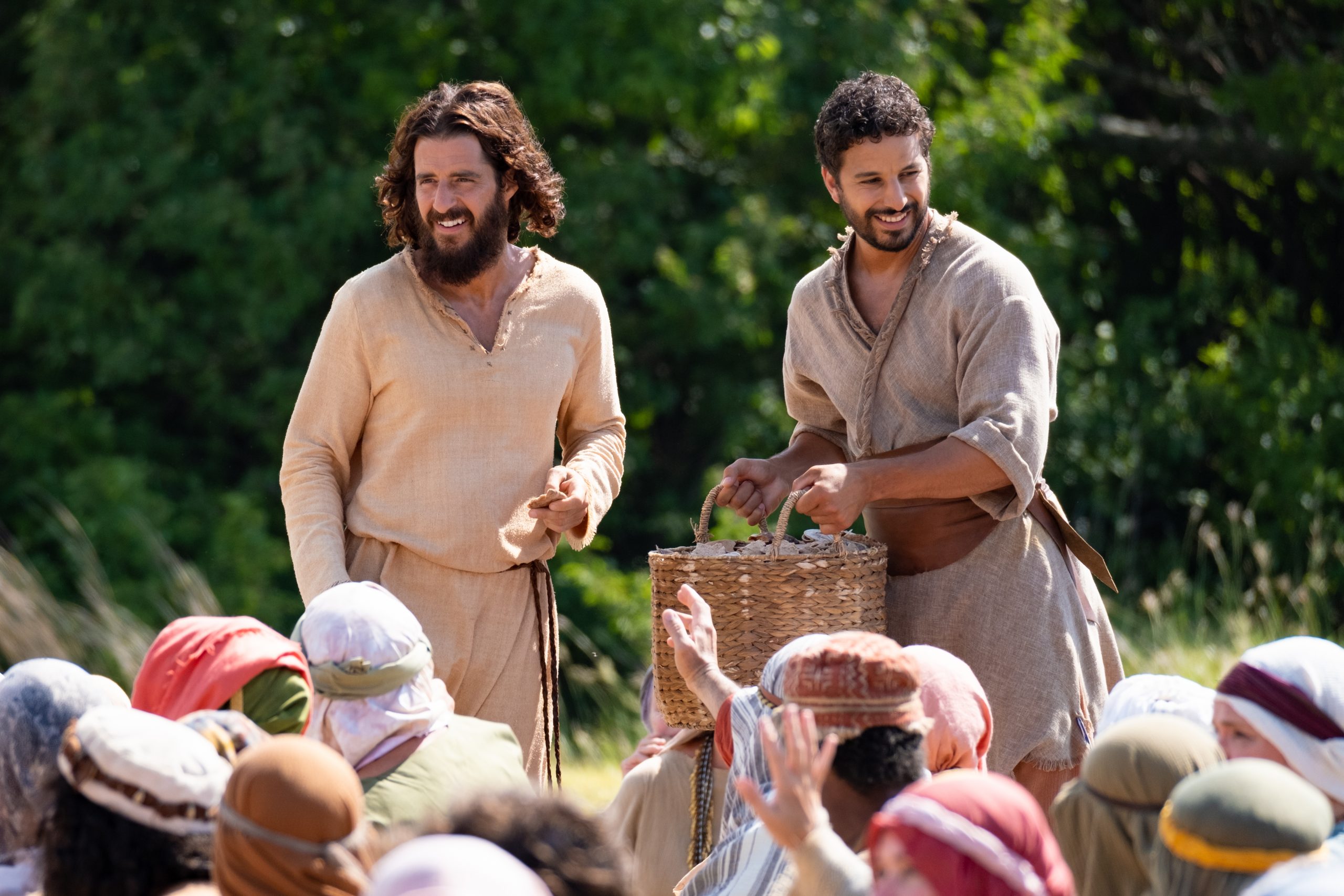 S3 still - Feeding the 5,000 - Jesus and Simon the Zealot feed the hungry crowd.jpg