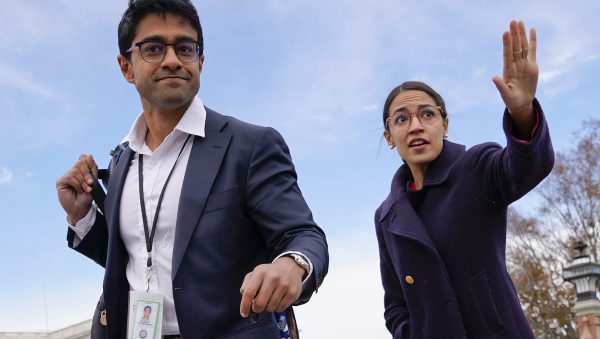 AOC chief of staff criticized for wearing shirt touting Nazi collaborator