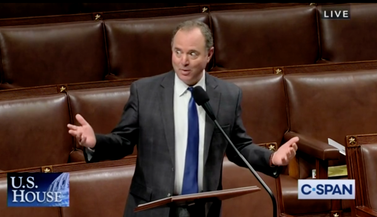 Schiff confronted about Russia investigation and Hunter Biden on House floor