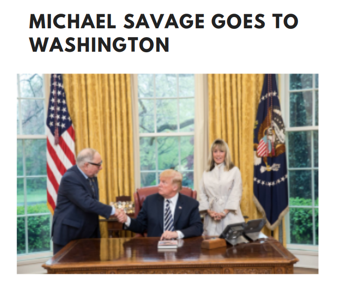 Trump jokes about launching nukes to radio host Michael Savage