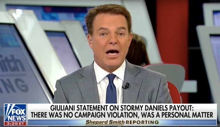 Shepard Smith chides Rudy Giuliani for changing his story on Stormy Daniels’ payment